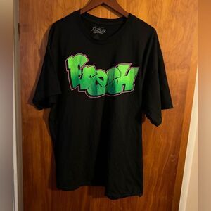 Popular Poison Shirt Men's XXL  Black Fresh Printed Design Short Sleeve Dadcore.
